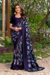 Nargis Vol 5 By Kashvi Black Vichitra Daily Wear Saree Wholesalers In Surat
